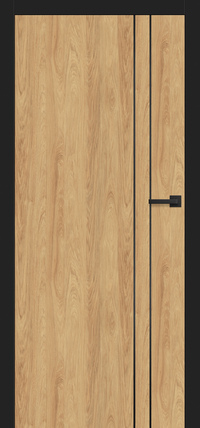 A modern fekete intarziás beltéri ajtó üvegezése kifinomult eleganciát kölcsönöz a térnek. Az üvegezés színesebbé teszi, miközben a minimalista vonalvezetésű, letisztult dizájn megőrzi a funkcionalitást és stílust, tekintse meg Budapesten üzletünkben.