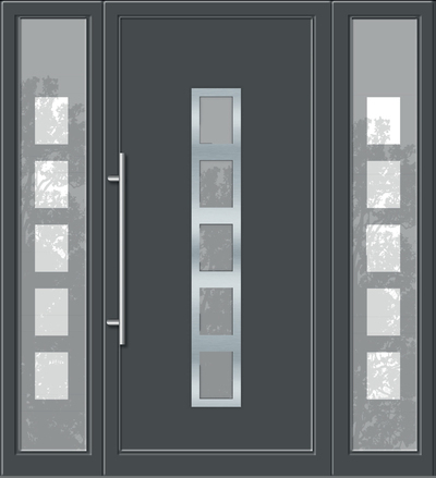 Aries Budapesten egyedi árakkal várunk. Minden Kömmerling bejárati ajtóra 5 év garancia. Biztonsági szempontból észerű választás az 5 pontos biztonsági zár. 5 csincsilla 2 rétegű üveg közepén Inox szegéllyel antracit színben.