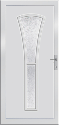 Bianca Új és kedvező áron várjuk a Debreceni üzletünkbe. Minőségi prémium műanyag bejárati ajtók ár- érték arányban. Színes ajtók esetében használjuk az MDF merevítést, erősített vasalatot, csincsilla üvegezéssel Dombornyomott mintájának köszönhetően egyedi stílust ad. Színe kívül belül fehér