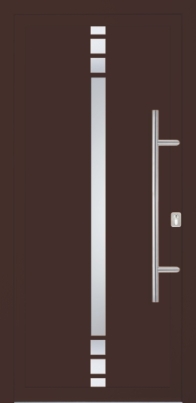 Bilbao 4 Alumínium bejárati ajtó, Üdvözöljük Debreceni boltunkban! Kínálatunkban prémium minőségű alumínium bejárati ajtókat talál, versenyképes áron. Szakértő kollégáink segítenek Önnek megtalálni az ideális megoldást. Látogasson el hozzánk, és fedezze fel a stílusos, biztonságos és energiatakarékos bejárati ajtóinkat