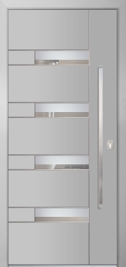 Bristol 4 Alumínium bejárati ajtó, Üdvözöljük üzletünkben, ahol kiváló minőségű alumínium bejárati ajtókat kínálunk Békéscsabán! Szakértő csapatunk gondoskodik a telepítésről, hogy otthona maximális biztonságban legyen. Válasszon minket, és élvezze az exkluzív design-t és a tartósságot egyaránt