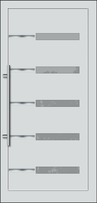 Chameleon Budapesten a legjobb árak várják. Cilinder működtetéssel is kérhető Kömmerling ajtó. 5 db vízszintes 2 rétegű üveg és Inox csík, HPL ajtóbetét. Kínálatunkban szerepel a fekete szín ami elegáns.