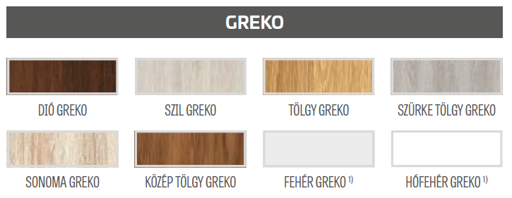 Daglezja CPL beltéri ajtó Greko színek. Debrecenben a CPL beltéri ajtók széles színpalettával állnak rendelkezésre. Különböző színválasztékokban elérhetőek, hogy megfeleljenek az otthona stílusának és kialakításának. Az ajtók rendelkeznek faimitációval, fehér vagy színes laminált felületekkel, így könnyen illeszthetők a kívánt dizájnhoz. A választékban megtalálhatóak a modern, klasszikus vagy akár egyedi színek is, lehetővé téve az otthona egyéni hangulatának kialakítását a CPL beltéri ajtók segítségével.