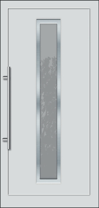 Discovery Debreceni üzletünkben kedvező ablak árak. Kömmerling bejárati ajtók alumínium küszöbbel készülnek. Középen Delta matt üveg, függőleges Inox csíkkal szegezve. Modern színnek számít az eichedunkkel faerezetes színünk.