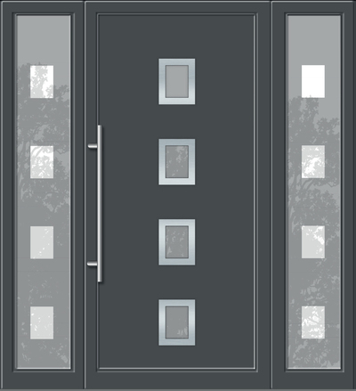 Elderton Debrecenben a legjobb árak vannak. Termék garanciát vállalunk minden beépített Kömmerling bejárati ajtóra. MABISZ által elfogadott zárak, vasalatok kerülnek az ajtókba. Egyedi 4 üveges savmart hatás fehér HPL ajtólap.