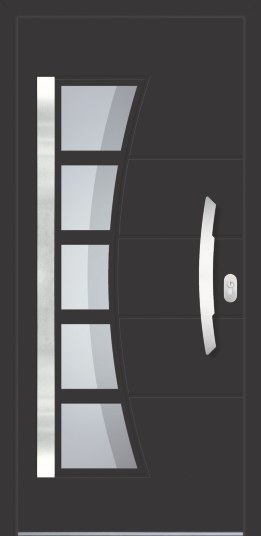 Helsinki 4 Alumínium bejárati ajtó, Békéscsabai üzletünkben széles színválasztékkal rendelkezünk alumínium bejárati ajtóinkhoz. Találja meg az otthonához leginkább illő árnyalatot a klasszikus fehértől a modern szürkén át egészen az elegáns faerezetekig. Kollégáink segítenek Önnek a választásban, hogy az ajtó tökéletesen illeszkedjen otthona stílusához