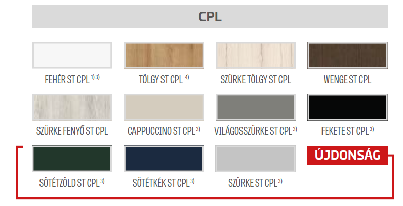 Hiacynt CPL beltéri ajtó CPL színek. A CPL vagy Continuous Pressure Laminate (folyamatos nyomású laminált) beltéri ajtó olyan típusú ajtó, mely laminált borítással rendelkezik. Ez a borítás strapabíró és ellenálló a sérülésekkel, karcolásokkal, nedvességgel és fény hatásával szemben. A CPL ajtók gyártása során a laminált réteget folyamatos nyomás alatt rögzítik az ajtó szerkezetére, így kiváló minőségű és tartós felületet biztosítanak. Budapest városában a CPL beltéri ajtók elérhetők különböző stílusokban és színekben.