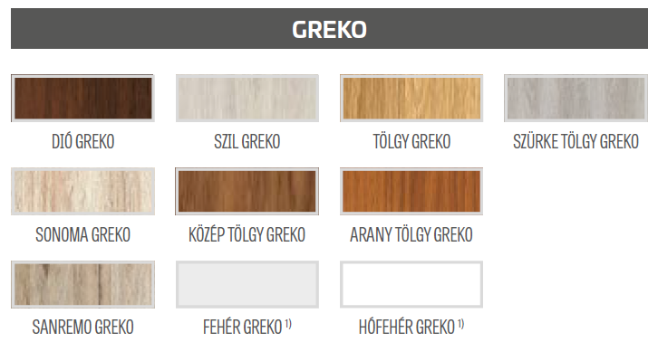 Hiacynt CPL beltéri ajtó Greko színek. Budapesten széles választékban elérhetőek a beltéri ajtók különböző színekben. A faanyagoknál lehetőség van a természetes faárnyalatokon kívül festett vagy lakkozott változatokra is. A festett ajtók színskálája szinte végtelen, lehet választani a klasszikus fehértől egészen a modern színárnyalatokig. A fém és MDF ajtók is elérhetők számos színben és textúrában. Budapesten könnyen találhat olyan beltéri ajtót, mely harmonizál lakása vagy irodája stílusával és színvilágával.
