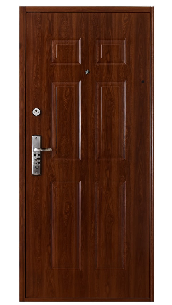 Hisec Acél bejárati ajtó modern barna. Budapesten Kapható Panel Biztonsági Hi-Sec Bejárati Ajtók. Keresi a megbízható és modern megoldást otthona vagy lakása bejárati ajtajához Budapesten? Üzletünkben elérhetők a legkiválóbb minőségű, Hi-Sec technológiával ellátott panel biztonsági bejárati ajtók. Ezek az ajtók nemcsak stílusosak és modernek, de a Hi-Sec technológia révén kiemelkedő biztonságot is nyújtanak otthona számára.