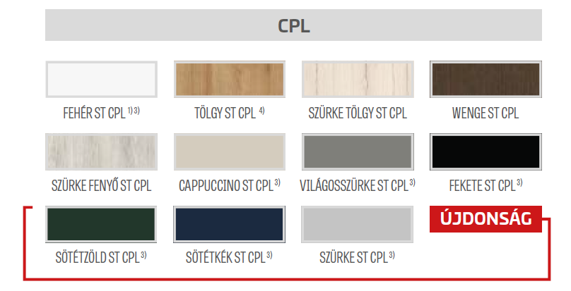 Krokus CPL beltéri ajtó CPL színek. Budapesten mind a MDF (közepes sűrűségű farostlemez) alapanyagból készült, mind pedig a Cpl (Continuous Pressure Laminate) bevonattal ellátott beltéri ajtók elérhetők. Az MDF alapanyagú ajtók erős, stabil szerkezetűek, míg a Cpl bevonatos ajtók strapabíróak, könnyen tisztíthatóak és ellenállnak a kopásnak és sérüléseknek. Az ajtók anyagának kiválasztása az igények és preferenciák függvénye. Az MDF ajtók általában kevésbé költségesek, míg a Cpl bevonatos ajtók általában tartósabbak és könnyebben karbantarthatóak.