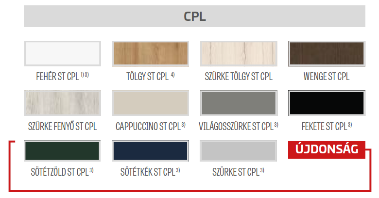 Lawenda Dekorfóliás beltéri ajtó CPL színek.A dekor és CPL (Continuous Pressure Laminate) beltéri ajtók mindkettő kiváló minőségű és népszerű választások Budapesten. A dekor beltéri ajtók esztétikusak, magas minőségű anyagokból készülnek és széles választékban kaphatók különböző stílusokban és mintázatokban. A CPL ajtók is strapabíróak és könnyen tisztíthatók, speciális laminált felülettel rendelkeznek, ellenállnak a karcoknak és a kopásnak.