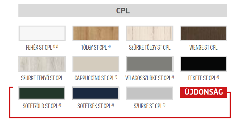 Magnolia Dekorfóliás beltéri ajtó CPL színek. Debrecenben minőségi beltéri ajtók között választhat dekorfóliás (dekor) vagy CPL (Continuous Pressure Laminate) típusú ajtók közül. A dekorfóliás ajtók MDF alapra kerülő fóliabevonattal rendelkeznek, míg a CPL ajtók nyomás alatt laminált felülettel. Mindkét típusú ajtó magas minőségű és strapabíró, könnyen tisztítható, és széles választékban elérhető különböző színekben és mintázatokban.