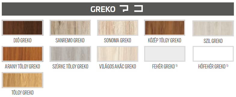 Menton MDF Beltéri ajtó Greko színek. Üzletünk Budapesten raktáron tart prémium minőségű MDF beltéri ajtókat. Különféle stílusokban és méretekben állnak rendelkezésre azonnali vásárlásra. Az ajtók magas minőségű anyagokból készülnek, és széles választékban érhetők el, hogy minden igényt kielégítsenek. Rugalmas raktárkészletünk lehetővé teszi az azonnali szállítást vagy az átvételt. Szakértő kollégáink segítenek kiválasztani az Önnek megfelelő beltéri ajtót, és szükség esetén nyújtanak tanácsot a beszerelésről is. Látogasson el üzletünkbe, és válasszon a készleten lévő prémium MDF beltéri ajtók közül