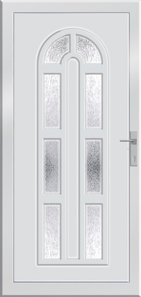 Mercur. Kapható a budapesti telephelyünkön. Kömmerling műanyag bejárati ajtók óriási árleszállítással. Masszív profil rendszer, elegáns szögletes vonalvezetésű tokkal, szögletes szárnnyal és üvegezőléccel rendelkezik. 8 üveg, amit grízüveg biztosít, óriási színválasztéknak köszönhetően kérheti számára megfelelő színben