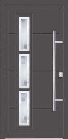 Milano 1 Alumínium bejárati ajtó, Budapesti üzletünkben magas minőségű alumínium bejárati ajtó profilok széles választékát kínáljuk. Az ajtóprofilok kiváló stabilitást, hőszigetelést és esztétikai vonzerőt biztosítanak otthona számára. Szakértő kollégáink segítenek Önnek kiválasztani a legmegfelelőbb profilokat az egyedi igényei alapján. Látogasson el hozzánk, és fedezze fel az innovatív alumínium ajtóprofilok előnyeit, melyekkel otthona modern és energiatakarékos lesz