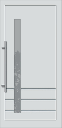 Octans Debrecenben egyedi kedvezmények várják. Kömmerling bejárati ajtók szabvány méretekben raktárról. Keskeny üveg bronz kura 44 mm-es üveg, 3 Inox csíkkal. Minimál stílusban antracit sínben prémium ajtóbetét.