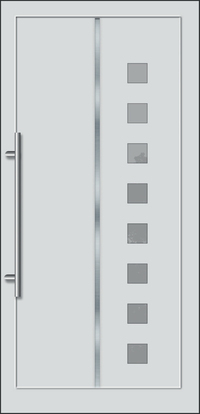 ScorpiusEgyedi árajánlat Budapesti kollégánktól. A 76AD Kömmerling ajtó alapáron a legjobb választás. 8 savmart kocka üveg 24 mm-es kivitelben HPL ajtólapban. Minimál kialakításban kívül dió, belül fehér színben.