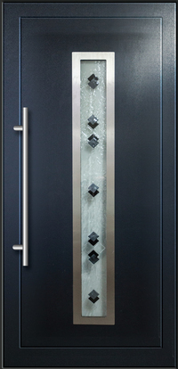 Symphony Kereskedő partnereink várják Budapesten. Kömmerling bejárati ajtók beépítését bízza szakemberre. Savmart 3 rétegű üveg kitűnő szigetelést biztosít. Stílusos megjelenés antracit külső-belső színben.