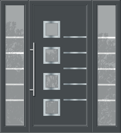 Taurus Prémium termékek forgalmazása Budapesten. Minimum 15 mm acélmerevítés kerül a Kömmerling bejárati ajtókba a gyártás során. 4 savmart üveg 3 rétegben, energiatakarékos megoldás, 5 Inox csíkkal. Alapáron fehér színben.