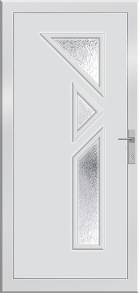 Venus Műanyag bejárati ajtóinkat megvásárolhatja Budapesti üzletünkben. Prémium műanyag bejárati ajtók azonnal raktárról. 5 pontos, görgős kilincsműködtetésű ajtórúdzár, 3db ajtópánttal, alumínium ajtókilinccsel. Egyedi elegáns, elegáns bronz üvegezésű, bronz csincsilla üveggel. Kívül belül dió színben.